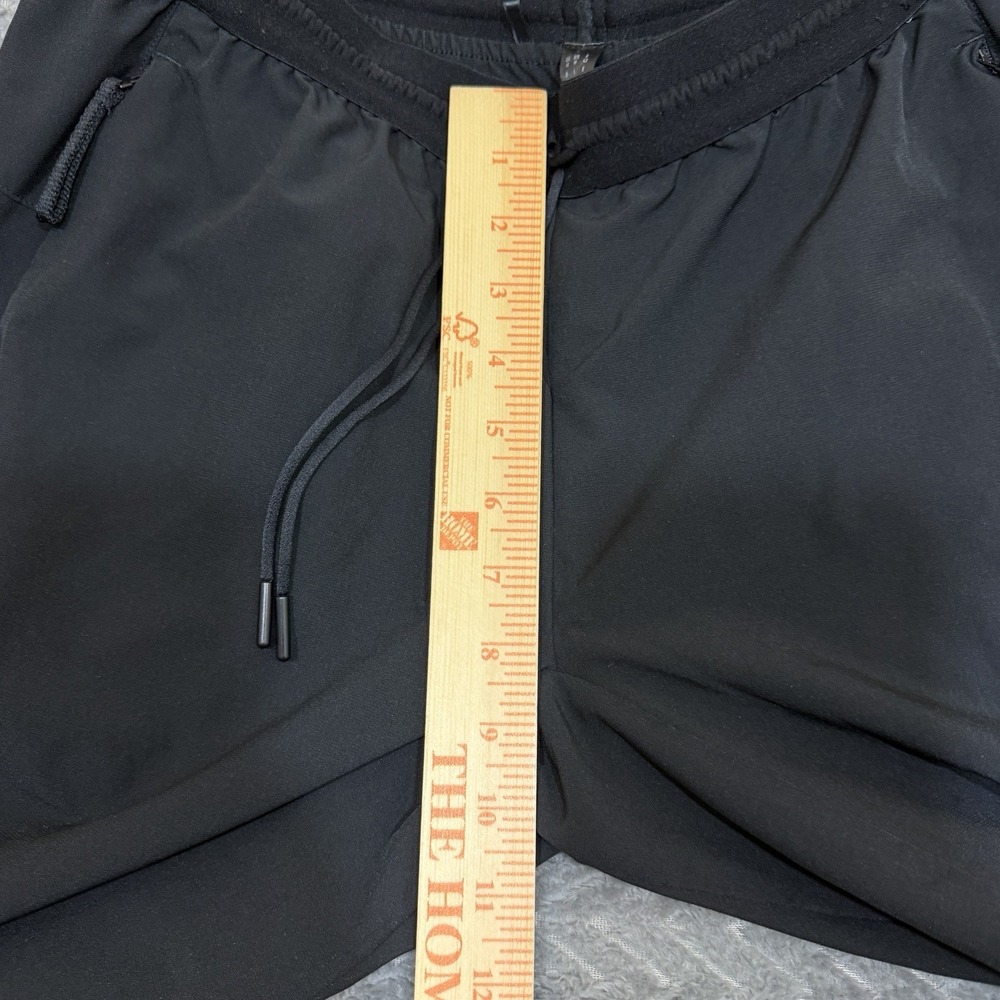 Adidas Terrex Pants Mens Medium Black Woven Track Hiking Outdoor Elastic Waist - Picture 6 of 15